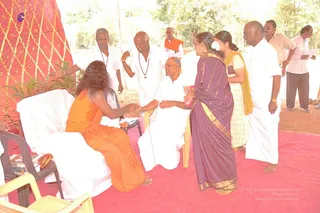 April 2008 - Making Of Kailaasa In Tiruvannamalai
