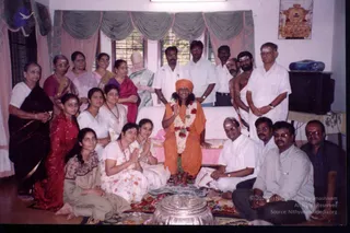 2004 - Pada Puja in Madurai Shirdi sai Baba temple