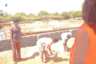April 2008 - Making Of Kailaasa In Tiruvannamalai