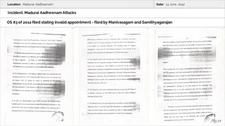 Madurai Aadheenam Persecution