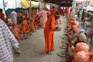 Annadhan during Allahabad Kumbhamela 2013