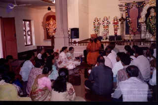 2004 - Pada Puja in Madurai Shirdi sai Baba temple