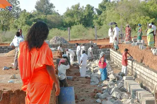 April 2008 - Making Of Kailaasa In Tiruvannamalai