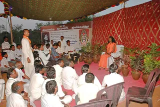 April 2008 - Making Of Kailaasa In Tiruvannamalai