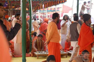 Annadhan during Allahabad Kumbhamela 2013