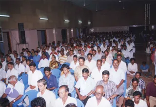 OCtober 6, 7, 8 2004 - 3 Mass Living Enlightenment Initiation conventions at Kancheepuram