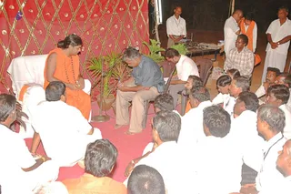 April 2008 - Making Of Kailaasa In Tiruvannamalai
