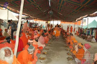 Annadhan during Allahabad Kumbhamela 2013