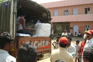 September 2006 - Sindhanur flood relief
