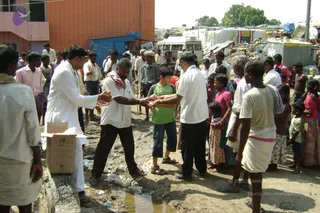 September 2006 - Sindhanur flood relief