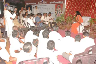 April 2008 - Making Of Kailaasa In Tiruvannamalai