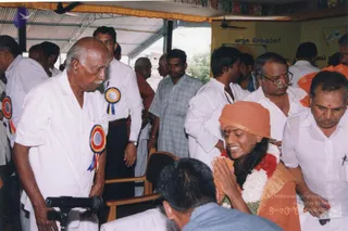 October 03 2004 - Addressing the Sengunthar Community gathering of South India