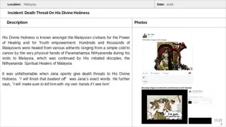 Malaysia Aadheenam Persecution