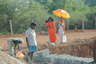 April 2008 - Making Of Kailaasa In Tiruvannamalai
