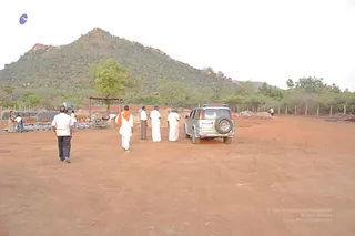 April 2008 - Making Of Kailaasa In Tiruvannamalai