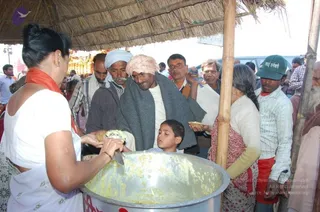Annadhan during Allahabad Kumbhamela 2013