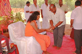 April 2008 - Making Of Kailaasa In Tiruvannamalai