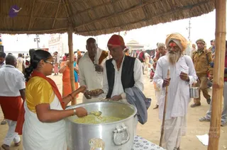 Annadhan during Allahabad Kumbhamela 2013