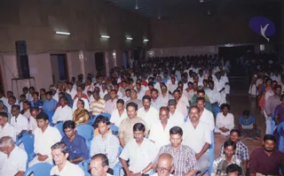 OCtober 6, 7, 8 2004 - 3 Mass Living Enlightenment Initiation conventions at Kancheepuram