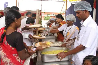 Annadhan during Allahabad Kumbhamela 2013