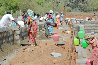 April 2008 - Making Of Kailaasa In Tiruvannamalai