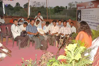 April 2008 - Making Of Kailaasa In Tiruvannamalai