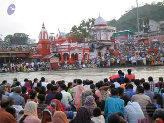 June 2004 Himalayas Yatra - Haridwar Hari Ki Pauri