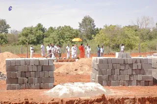 April 2008 - Making Of Kailaasa In Tiruvannamalai