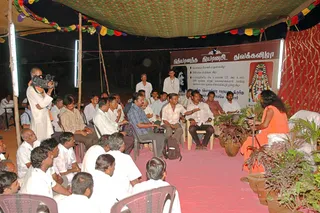 April 2008 - Making Of Kailaasa In Tiruvannamalai