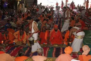 Annadhan during Nasik Kumbhamela 2015