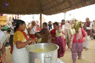 Annadhan during Allahabad Kumbhamela 2013