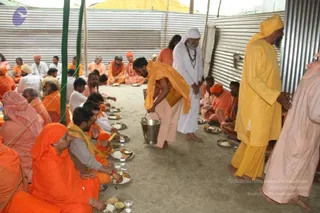 Annadhan during Allahabad Kumbhamela 2013