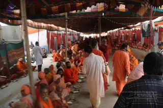 Annadhan during Allahabad Kumbhamela 2013