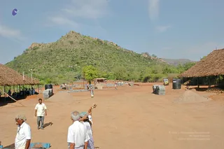 April 2008 - Making Of Kailaasa In Tiruvannamalai