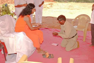 April 2008 - Making Of Kailaasa In Tiruvannamalai