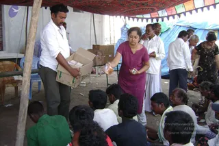 September 2006 - Sindhanur flood relief