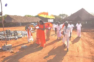 April 2008 - Making Of Kailaasa In Tiruvannamalai