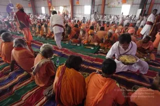 Annadhan during Nasik Kumbhamela 2015