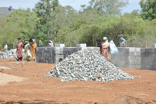April 2008 - Making Of Kailaasa In Tiruvannamalai
