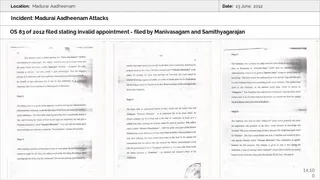 Madurai Aadheenam Persecution