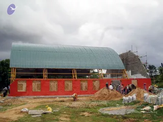 2005 - View-of-Ananda-Sabha-Construction