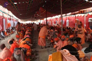 Annadhan during Allahabad Kumbhamela 2013