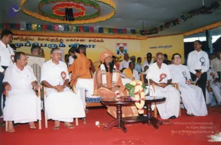 October 03 2004 - Addressing the Sengunthar Community gathering of South India