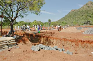 April 2008 - Making Of Kailaasa In Tiruvannamalai