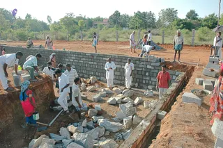 April 2008 - Making Of Kailaasa In Tiruvannamalai
