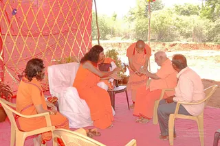 April 2008 - Making Of Kailaasa In Tiruvannamalai