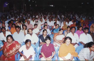 OCtober 6, 7, 8 2004 - 3 Mass Living Enlightenment Initiation conventions at Kancheepuram