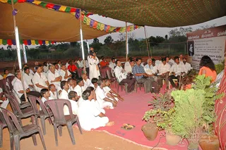 April 2008 - Making Of Kailaasa In Tiruvannamalai