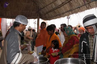 Annadhan during Allahabad Kumbhamela 2013