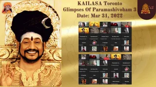 KAILASA TORONTO, CANADA on 3/31/2022